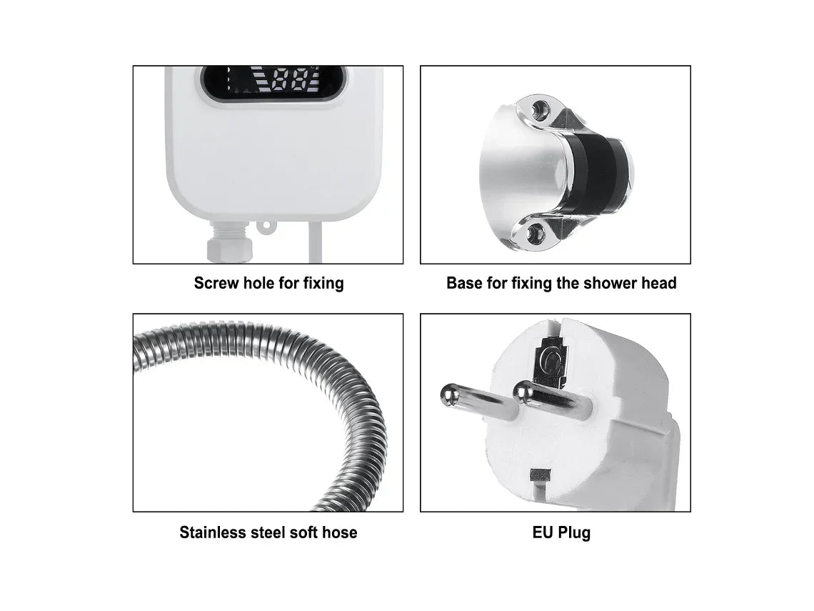 Aquecedor de Água Instantânea com Chuveiro