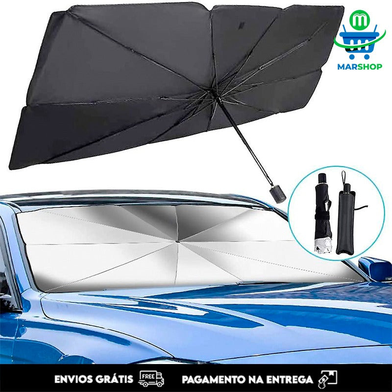 Pára-Sol para Carro em Forma de Guarda Chuva